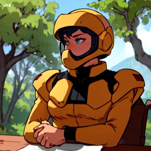 Gundam Zanscare uniform by Bloodysunkist on Tensor.Art