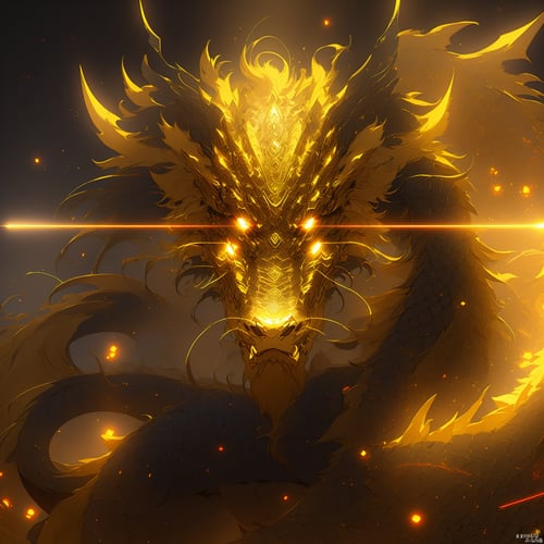 金色的伽玛龙 by 埃罗芒阿老师 on Tensor.Art