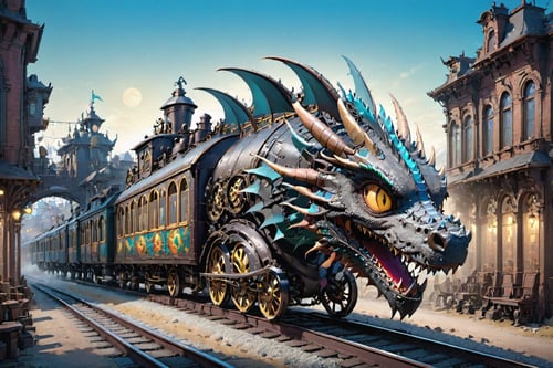 Dragon Train SDXL by レオナルドくま on Tensor.Art