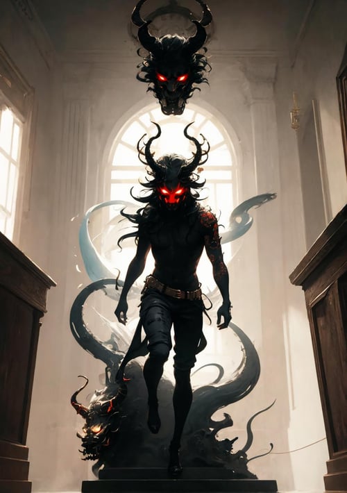Oni-mask Lora by Lembont on Tensor.Art