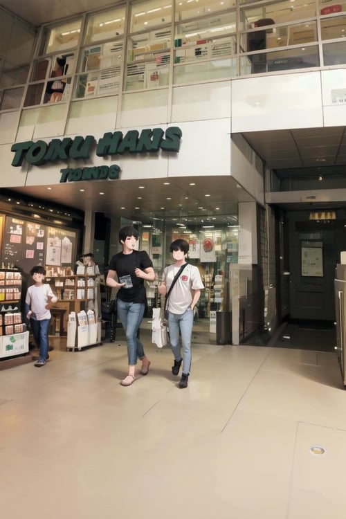 東急ハンズ三宮店前 In front of Tokyu Hands Sannomiya store SD15 by swingwings on Tensor.Art