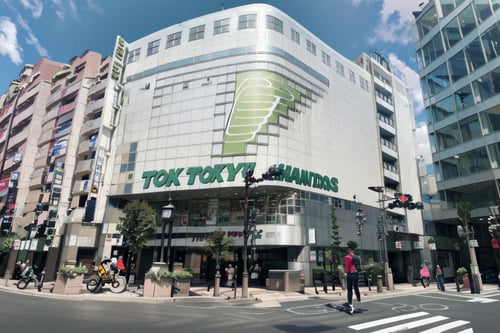 東急ハンズ三宮店前 In front of Tokyu Hands Sannomiya store SD15 by swingwings on Tensor.Art