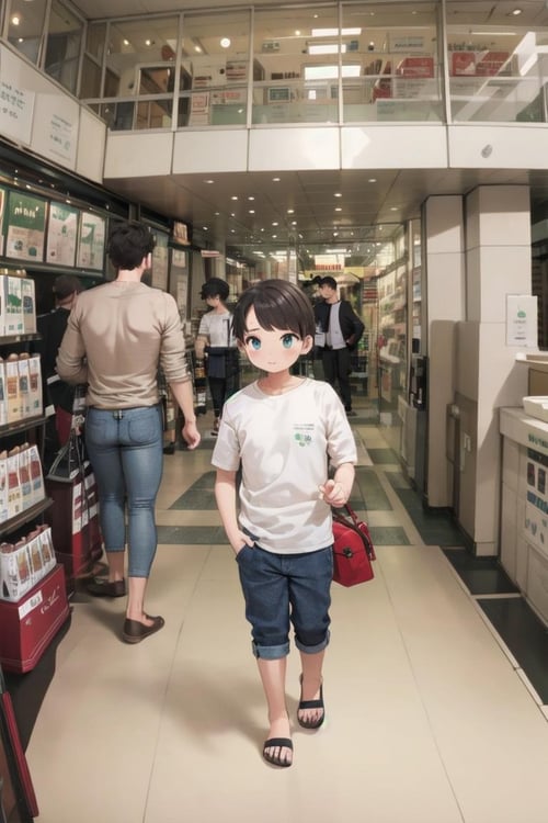 東急ハンズ三宮店前 In front of Tokyu Hands Sannomiya store SD15 by swingwings on Tensor.Art