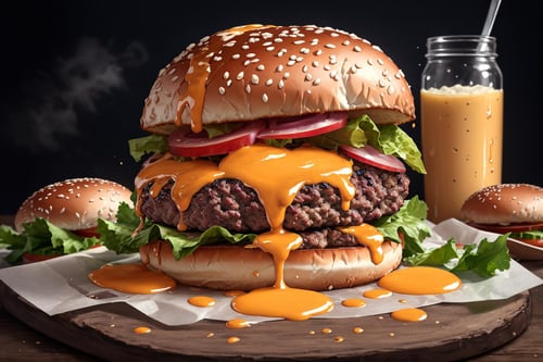 Burger photo food（汉堡照片）LoRa by Mr.A on Tensor.Art