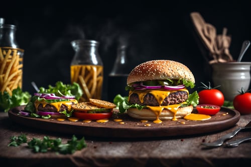 Burger photo food（汉堡照片）LoRa by Mr.A on Tensor.Art