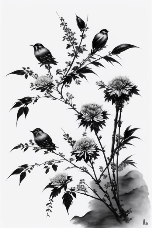 Chinese Ink Painting style LoRa（中国水墨风） by Mr.A on Tensor.Art