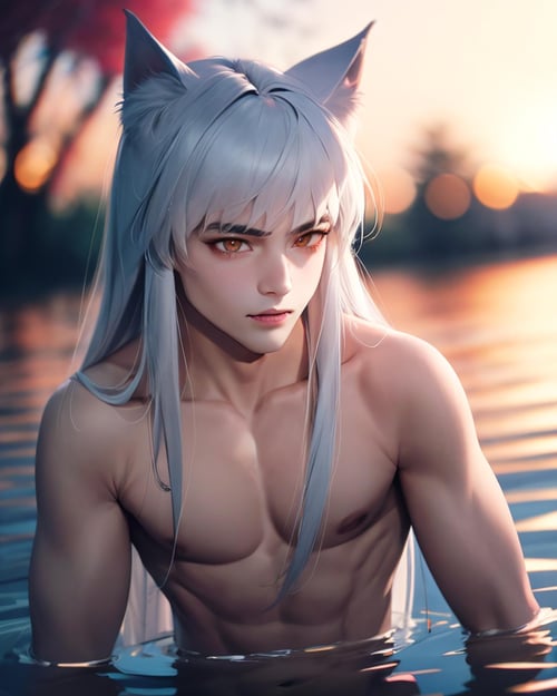 Inuyasha | Character by IndolentCat on Tensor.Art