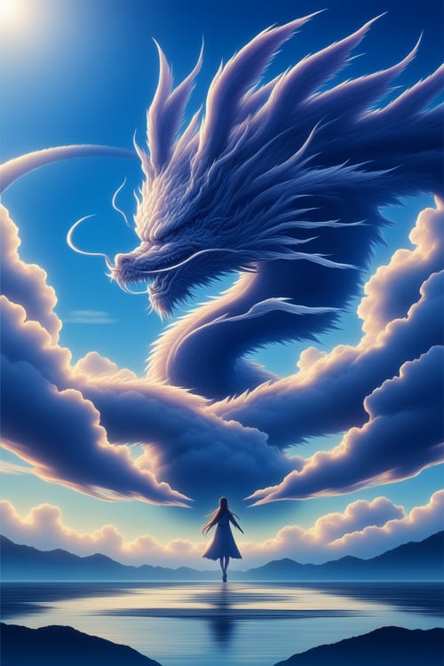 #Dragonyear Cloud Dragon by JiroJohn558192 on Tensor.Art