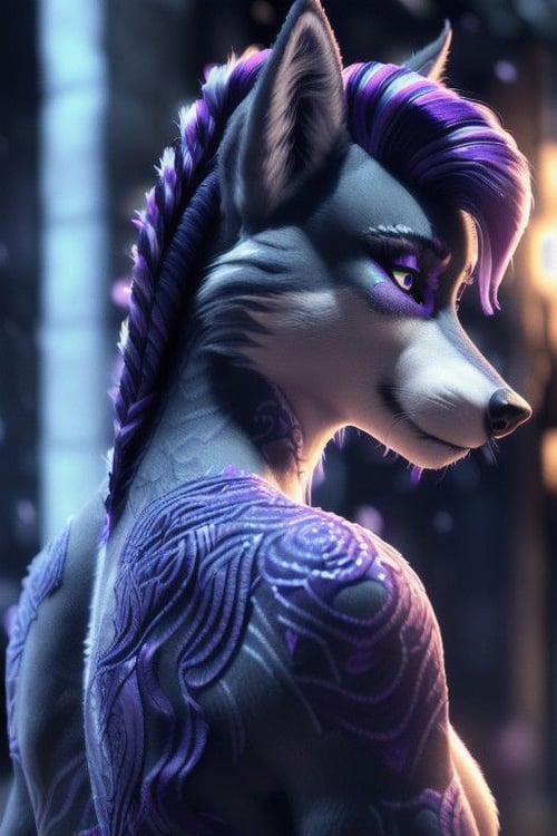 Extra hairstyles furry yiff V1.1 by Darrow andromedus on Tensor.Art