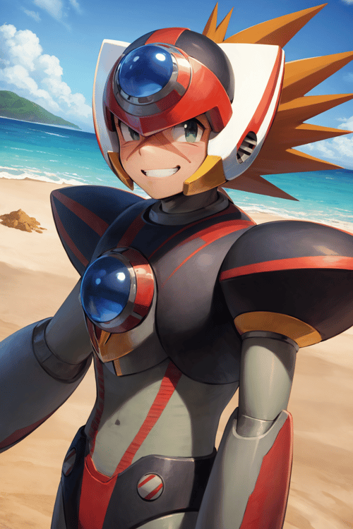 Axl - Mega Man X - Character LORA by Konan on Tensor.Art
