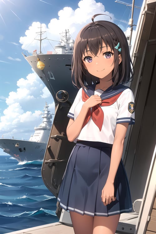 Uchida Mayumi | High School Fleet by LittleJelly on Tensor.Art