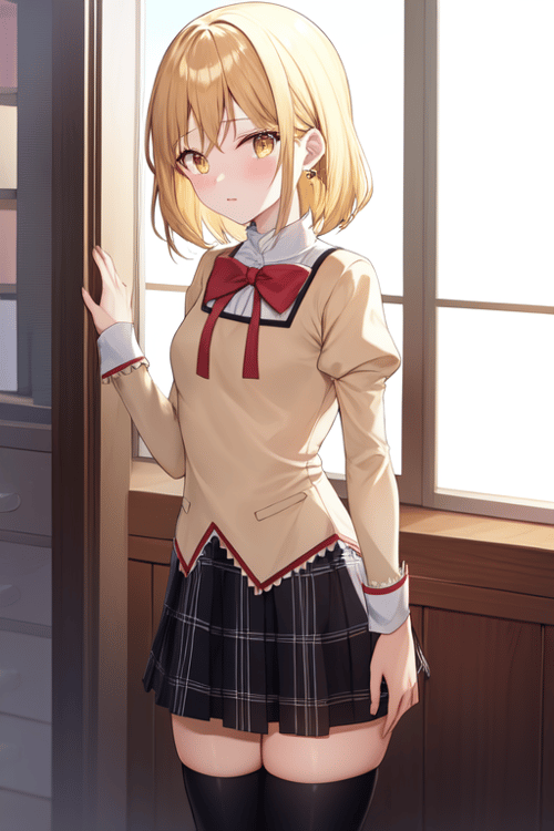 Mitakihara School Uniform (from Puella Magi Madoka Magica) by MassBrainImpact on Tensor.Art