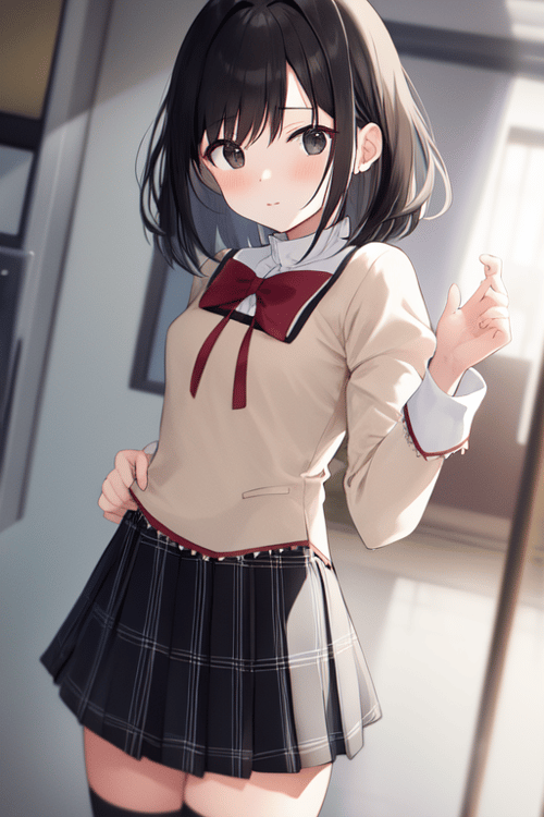 Mitakihara School Uniform (from Puella Magi Madoka Magica) by MassBrainImpact on Tensor.Art
