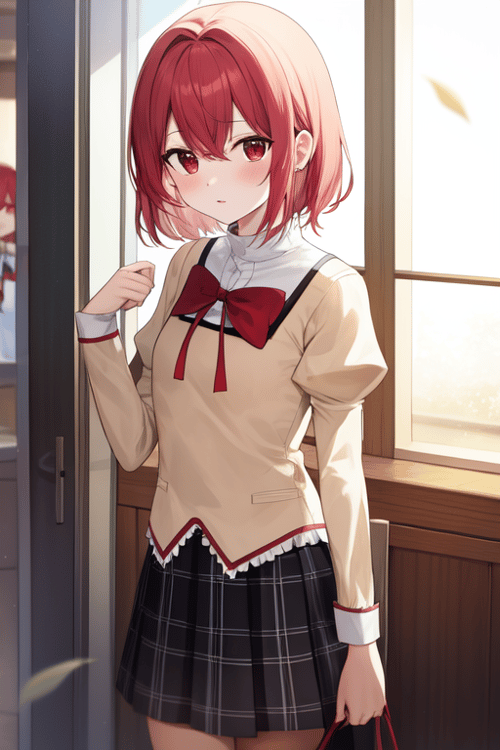 Mitakihara School Uniform (from Puella Magi Madoka Magica) by MassBrainImpact on Tensor.Art