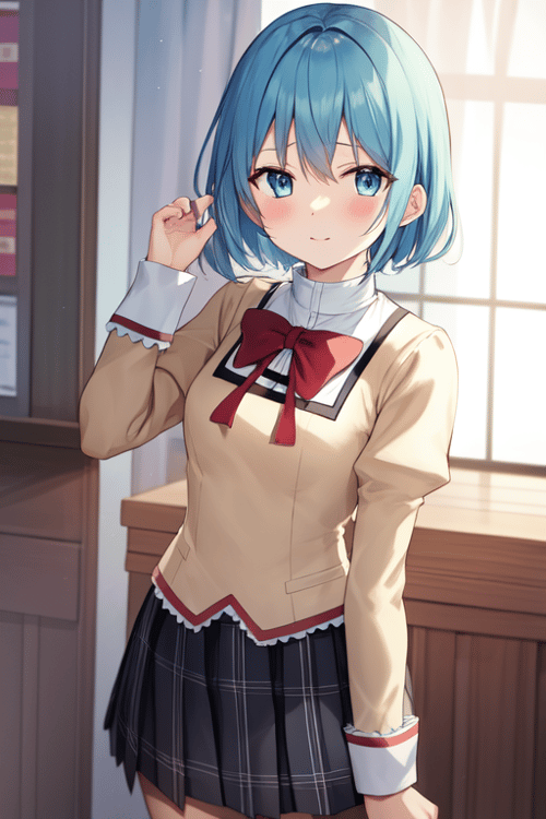 Mitakihara School Uniform (from Puella Magi Madoka Magica) by MassBrainImpact on Tensor.Art