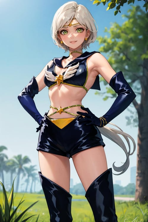 Sailor Star Healer | Sailor Moon by ChameleonAI on Tensor.Art