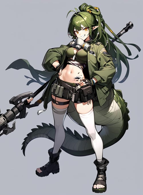 Gavial the Invincible - Arknights SDXL by Lembont on Tensor.Art