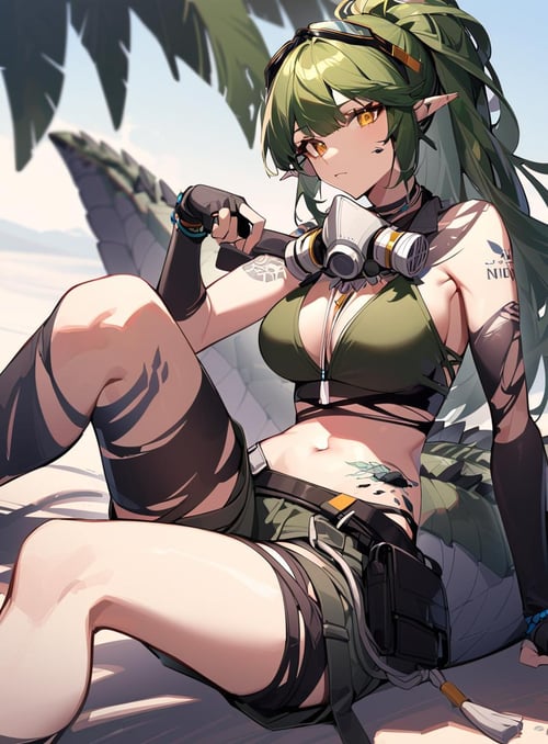 Gavial the Invincible - Arknights SDXL by Lembont on Tensor.Art