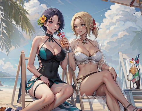 Shamir & Catherine FEH Swimsuit Alts (Fire Emblem: Three Houses) by bsinky on Tensor.Art