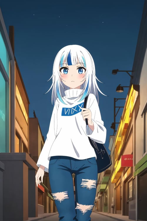 Gawr Gura (Tonari Animation Style) || Hololive V-Tuber by Vaporvvave on Tensor.Art