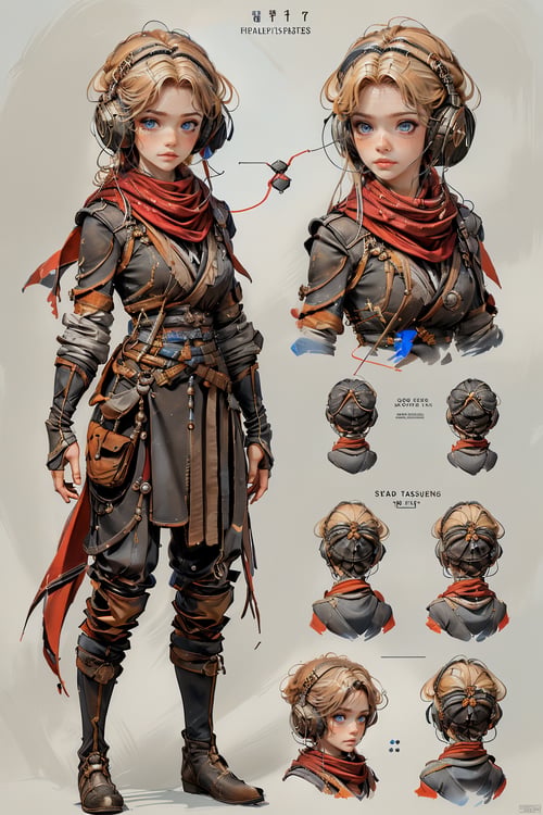 角色设计稿 by AI绘画画 on Tensor.Art