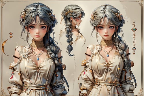 角色设计稿 by AI绘画画 on Tensor.Art