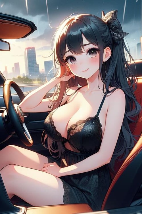 girl like mini car / driving cabrio by 鬼畫符 on Tensor.Art