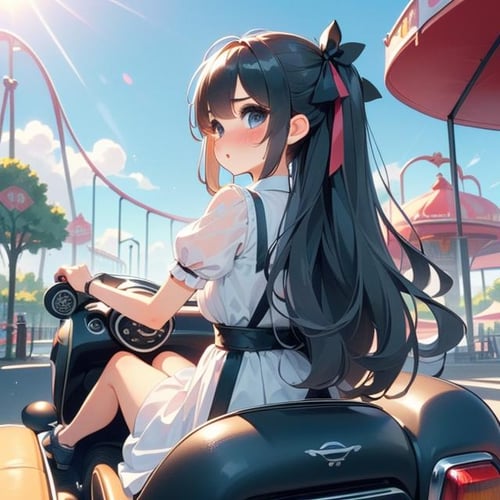 girl like mini car / driving cabrio by 鬼畫符 on Tensor.Art