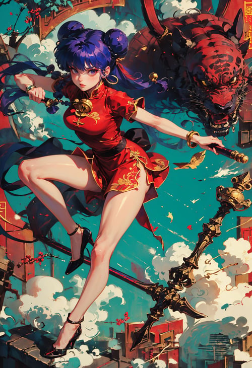Shampoo シャンプー 珊璞 (Ranma 1/2) 绪儿 - XRYCJ by Ttan on Tensor.Art