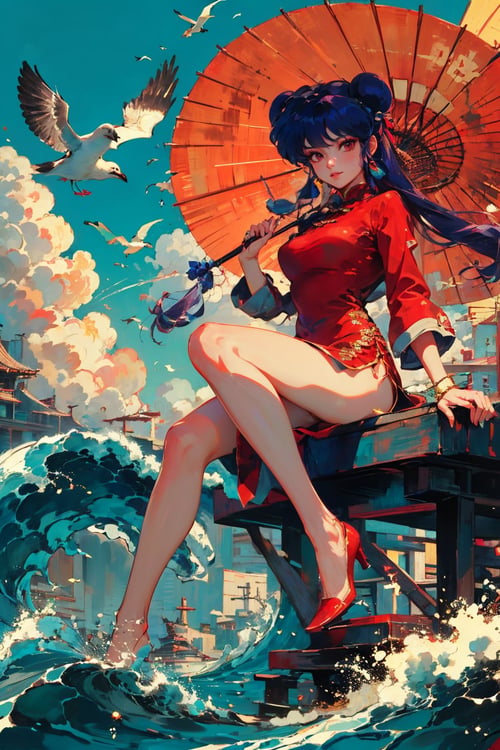 Shampoo シャンプー 珊璞 (Ranma 1/2) 绪儿 - XRYCJ by Ttan on Tensor.Art
