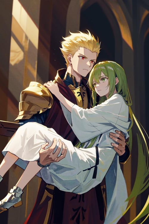 Gilgamesh x Enkidu | 闪闪 x 恩奇都 | ギルガメッシュ x エルキドゥ (Fate/strange Fake) by Akiseki on Tensor.Art