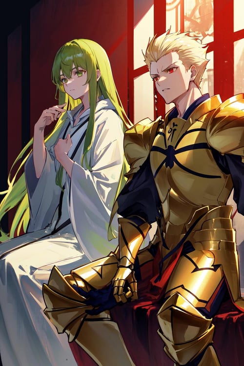 Gilgamesh x Enkidu | 闪闪 x 恩奇都 | ギルガメッシュ x エルキドゥ (Fate/strange Fake) by Akiseki on Tensor.Art
