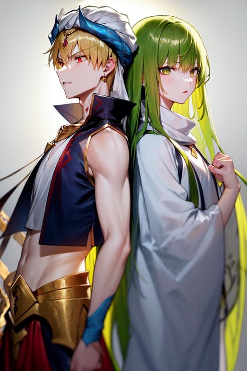 Gilgamesh x Enkidu | 闪闪 x 恩奇都 | ギルガメッシュ x エルキドゥ (Fate/strange Fake) by Akiseki on Tensor.Art