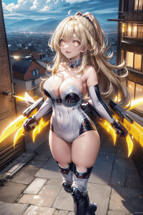 Peashy/Yellow Heart (HyperDimension Neptunia Piko) by Ttan on Tensor.Art