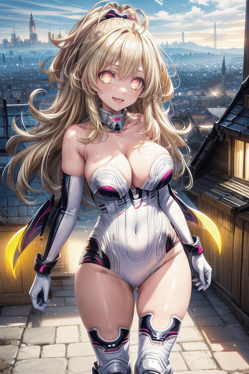 Peashy/Yellow Heart (HyperDimension Neptunia Piko) by Ttan on Tensor.Art