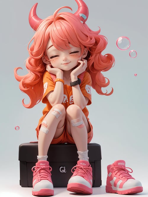 HEZI_Q版3D泡泡玛特质感 by 盒子 on Tensor.Art