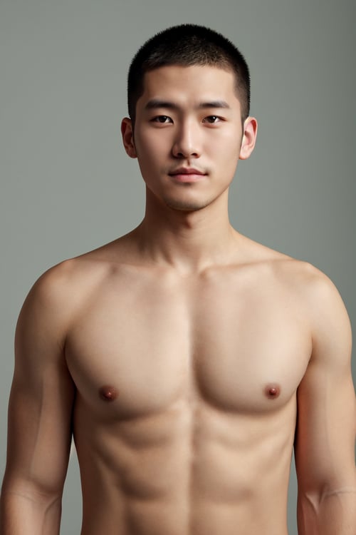 暖男脸模_maleface_男性肌肉帅哥 by 你的虚拟男朋友 on Tensor.Art