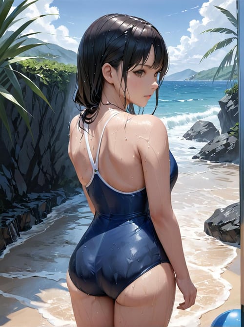 New school swimsuit TYPE: ARN-75W SDXL by swingwings on Tensor.Art