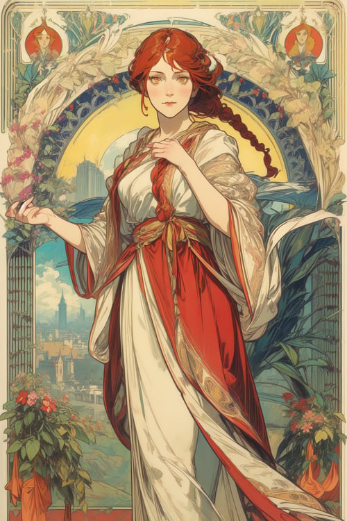 Alphonse Mucha Style [Test] by OrangePunk on Tensor.Art