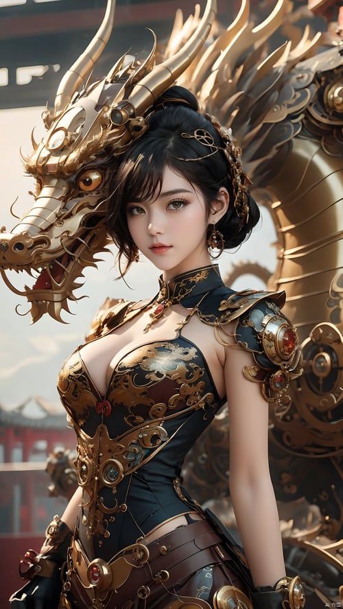 蒸汽朋克-东方巨龙 by 一念 on Tensor.Art