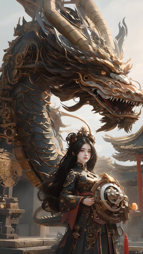 蒸汽朋克-东方巨龙 by 一念 on Tensor.Art