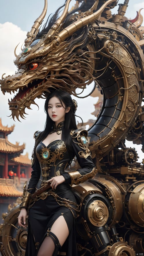 蒸汽朋克-东方巨龙 by 一念 on Tensor.Art