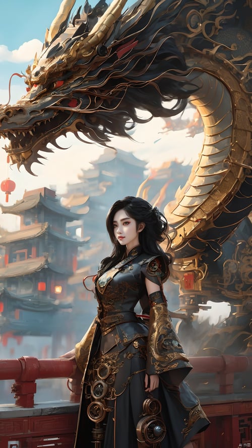 蒸汽朋克-东方巨龙 by 一念 on Tensor.Art