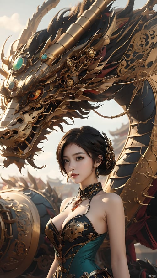 蒸汽朋克-东方巨龙 by 一念 on Tensor.Art