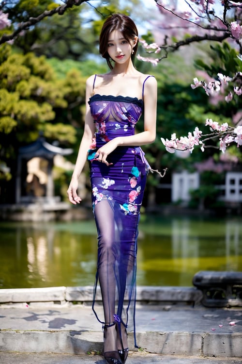 紫******惑-Girl in Purple by 银河落九州 on Tensor.Art