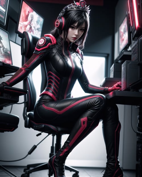 ABM-Gamer Queen by Azwar Black Mask on Tensor.Art
