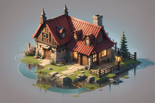 3D幻想建筑-风格通用 by Sec银河 on Tensor.Art
