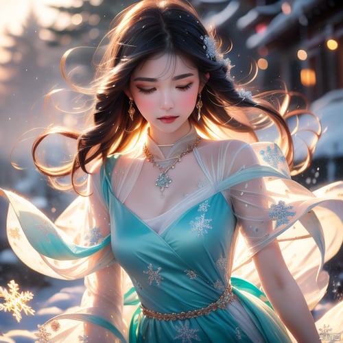 新月修饰，脸型，发型，美颜 by 新月照澄湾 on Tensor.Art