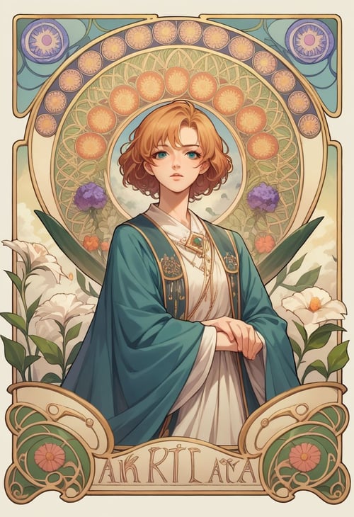 Art Nouveau [Pony] by MassBrainImpact on Tensor.Art