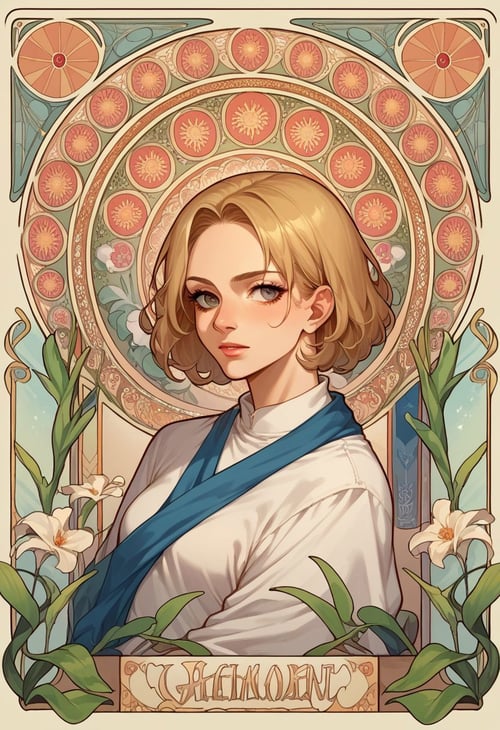 Art Nouveau [Pony] by MassBrainImpact on Tensor.Art